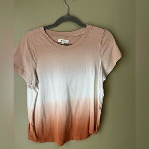 Madewell Terracota ombré Short Sleeve Tee